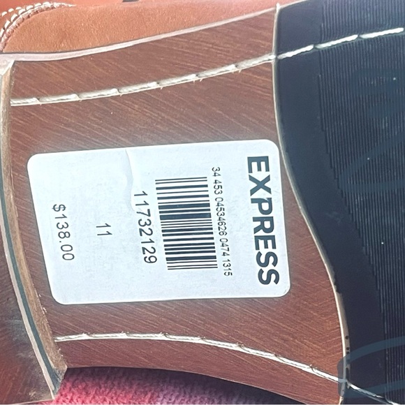 Express Men\'s Tan Leather Chukka Boots main image 4